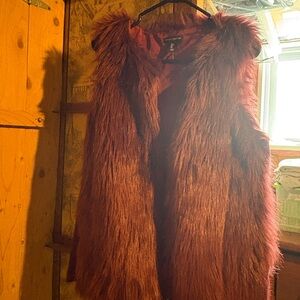 Willi Smith Deep Burgundy Teddy Jacket